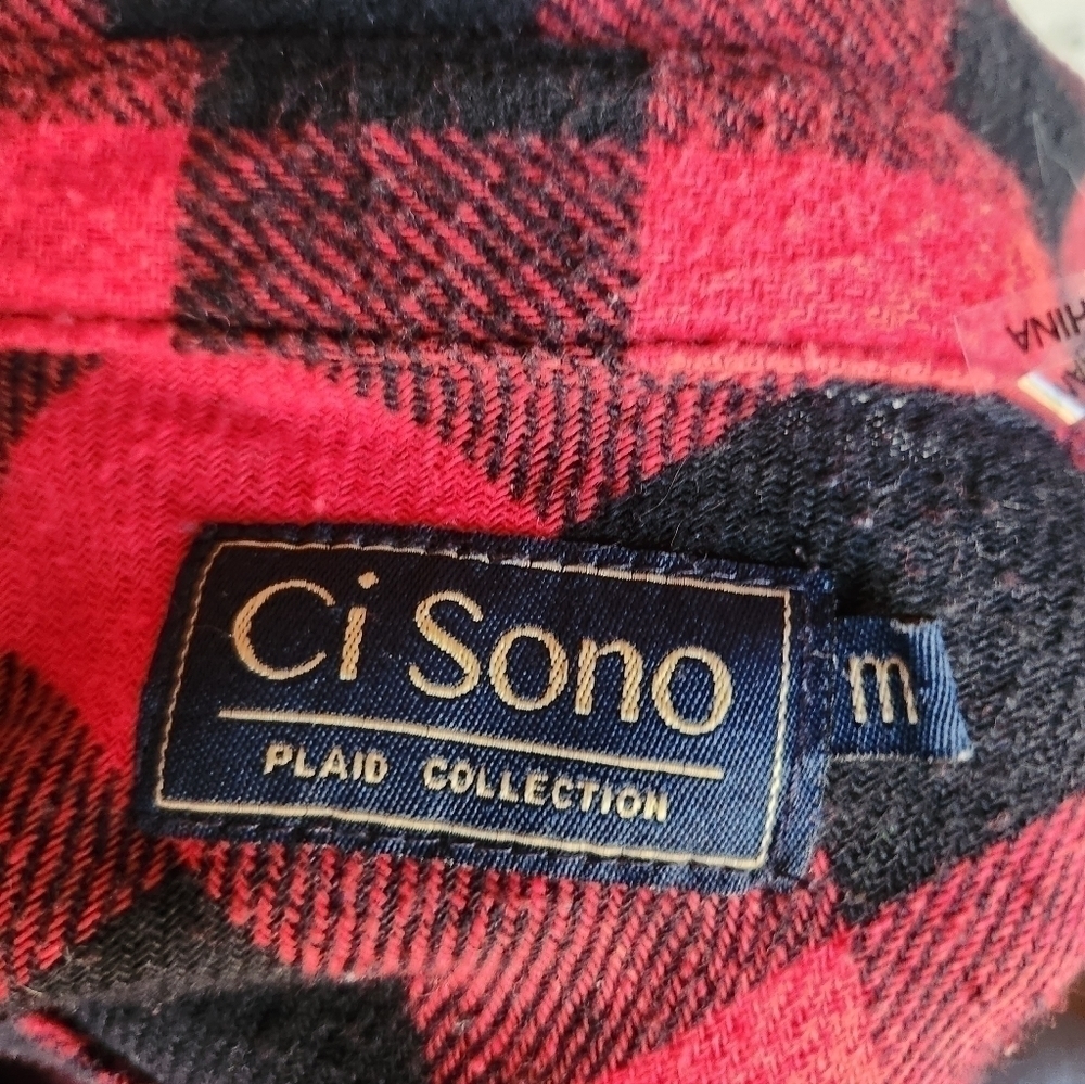 Red and black checkered Flanel- Buffalo plaid - Picture 4 of 4